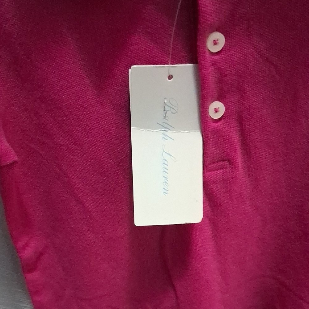 Polo by Ralph Lauren Fuchsia Kids Polo Dress - Picture 3 of 6